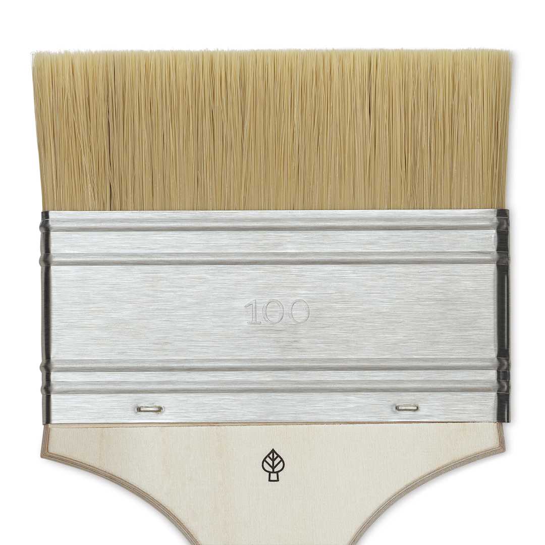 Open in modal - Da Vinci Synthetic Bristle Mottler Brushes - 2429 Mottler, Size 100, close-up