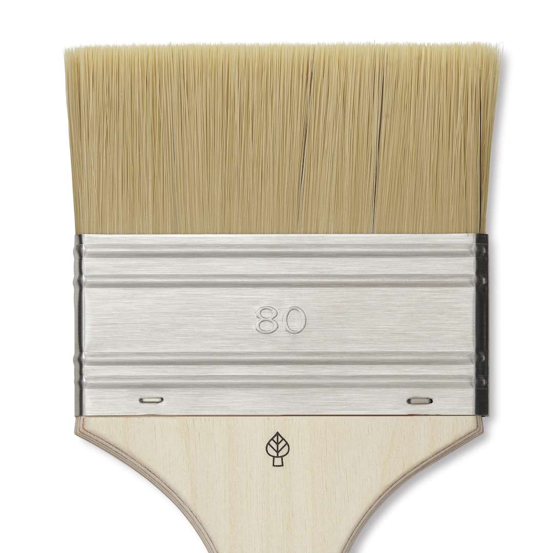 Open in modal - Da Vinci Synthetic Bristle Mottler Brushes - 2429 Mottler, Size 80, close-up