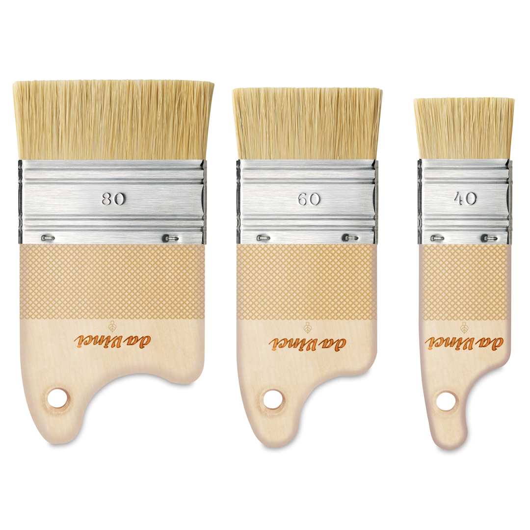 Open in modal - Da Vinci Synthetic Hog Bristle Paddle Brushes