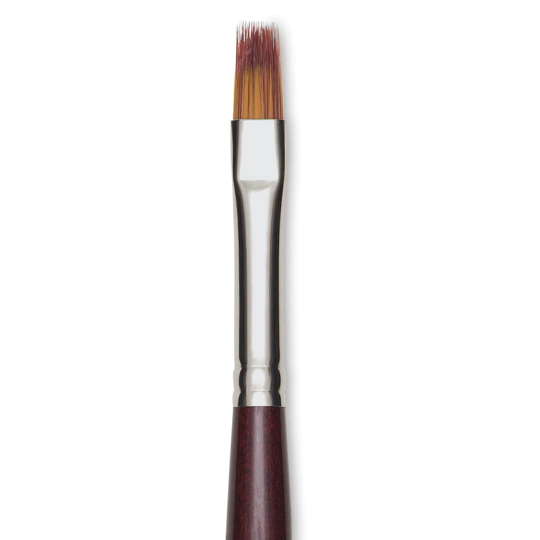 Open in modal - Da Vinci Vario Tip Synthetic Brush - 1381 Flat, Size 6, close-up