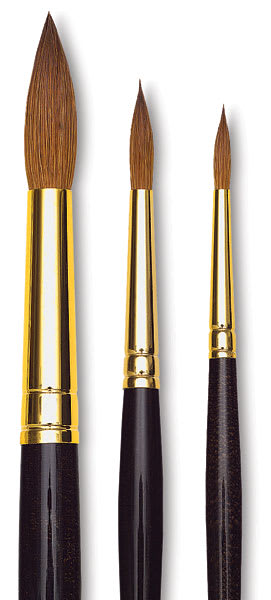 Open in modal - Da Vinci Maestro Kolinsky Sharp Round Brushes