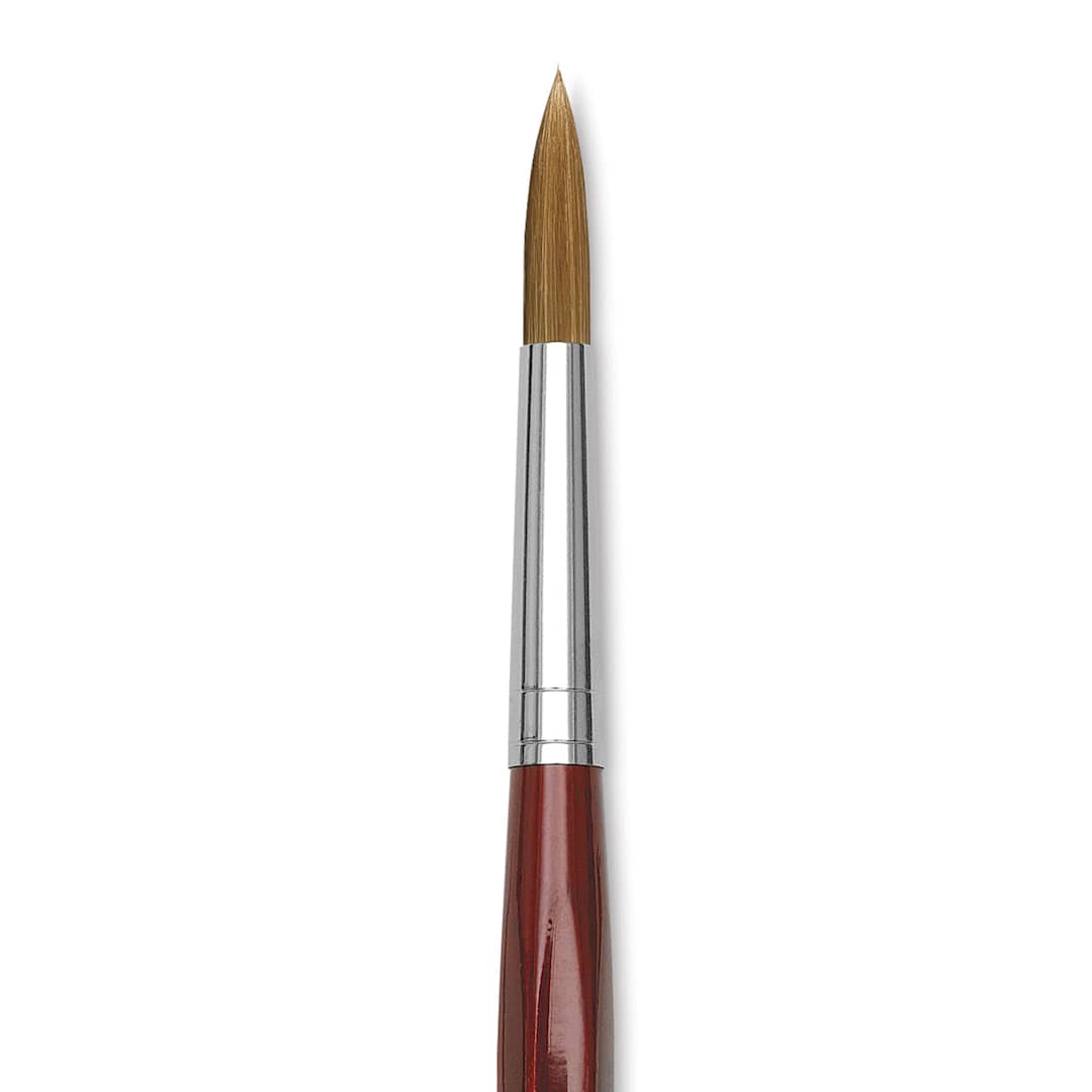 Open in modal - Da Vinci Cosmotop Spin Brush - Round, Short Handle, Size 12 close up