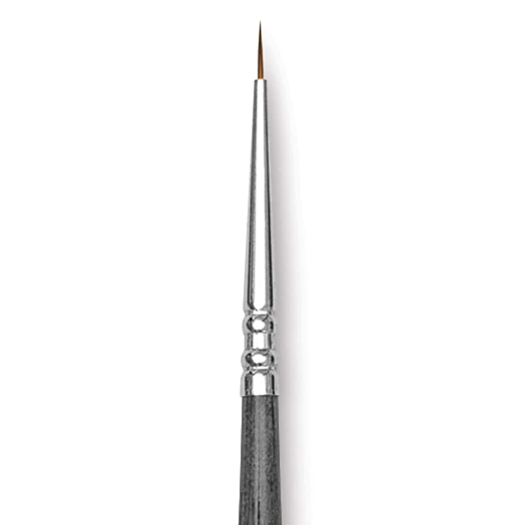 Open in modal - Blick Studio Sable Brush - Round, Short Handle, 4/0 close up