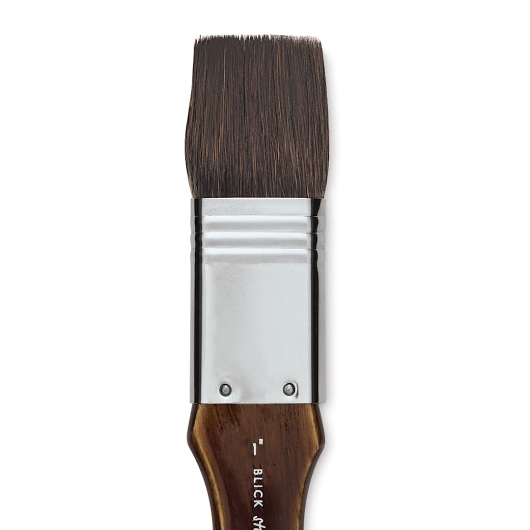 Open in modal - Blick Studio Natural Squirrel Brush - Flat Wash, 1"