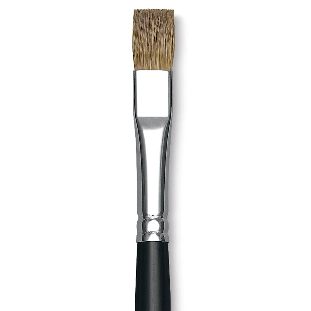 Open in modal - Da Vinci Maestro Kolinsky Brush - Flat, Short Handle, Size 8
