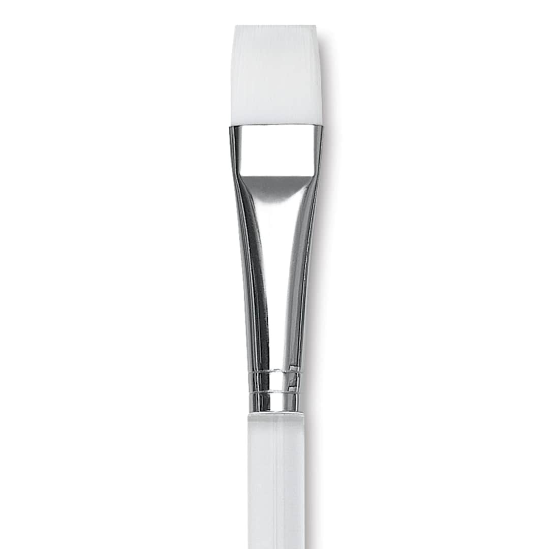 Open in modal - Blick Scholastic Wonder White Brush - Flat Foot, 1/2" close up