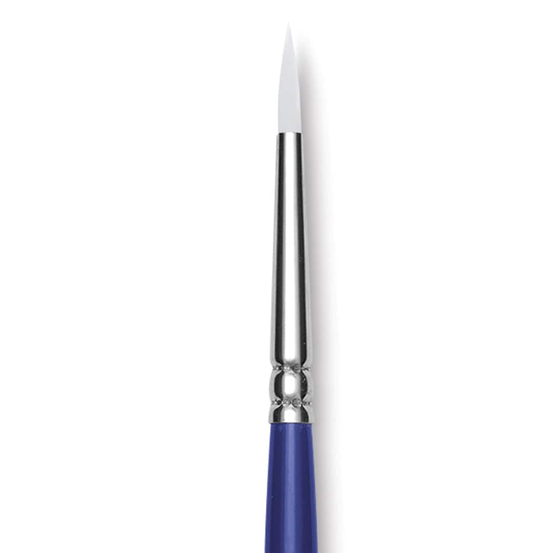 Open in modal - Blick Scholastic Short Handle Wonder White Brush - Round, Size 2 close up