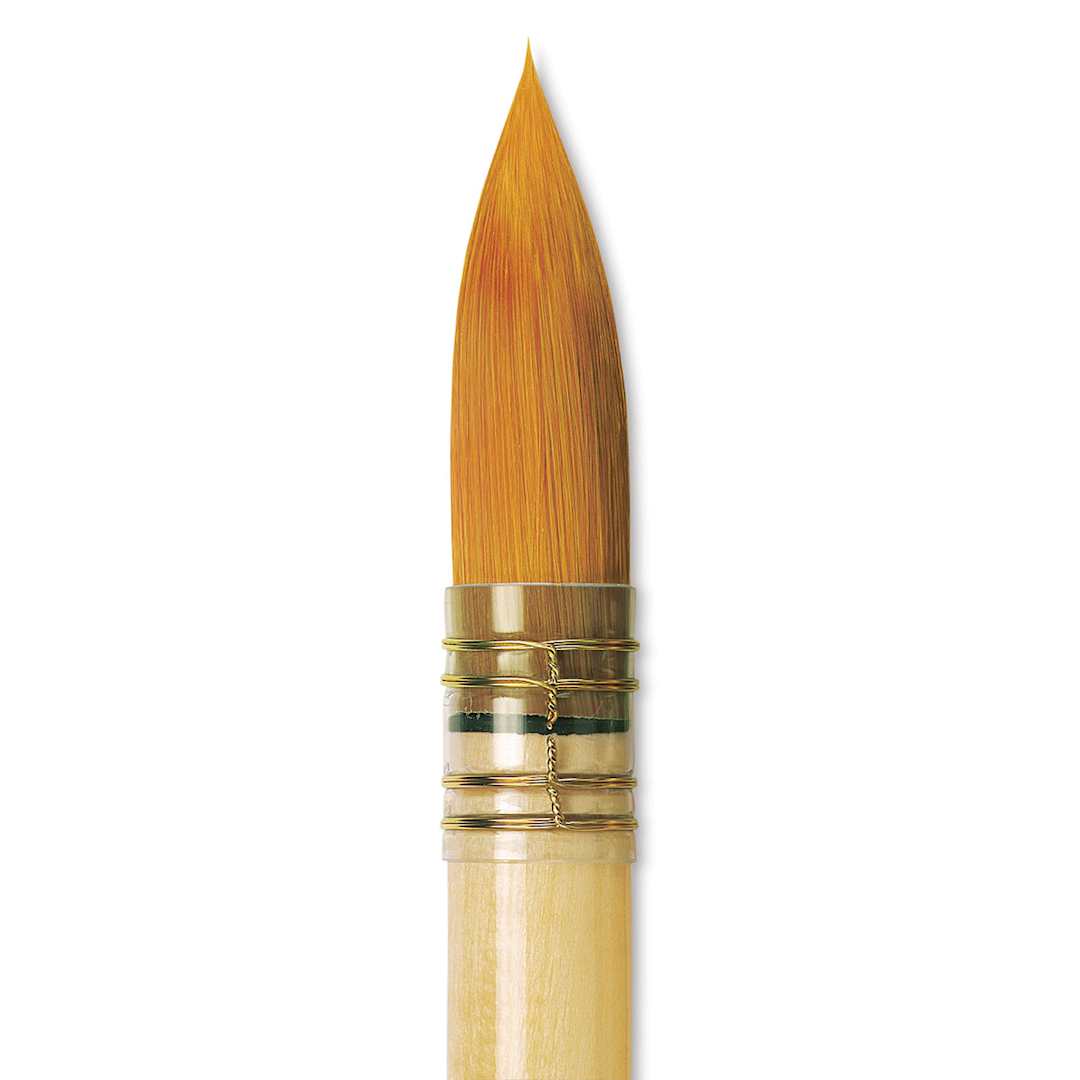 Open in modal - Da Vinci Cosmotop Spin Brush - Quill, Short Handle, Size 10 close up