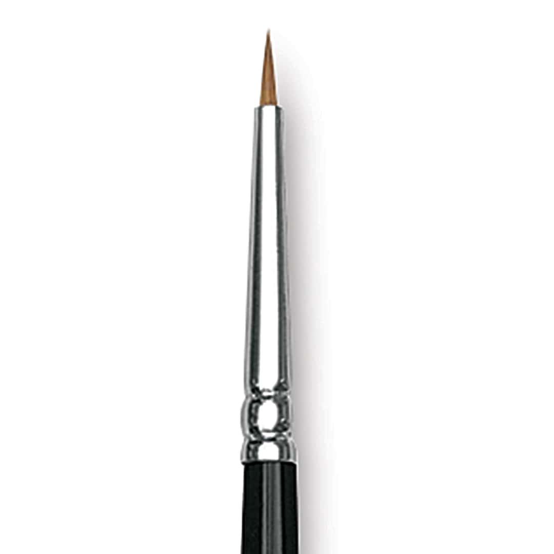 Open in modal - Winsor & Newton Series 7 Kolinsky Sable Brush - Miniature Round, Size 1 close up