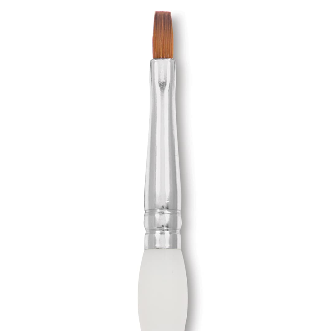 Open in modal - Royal & Langnickel Soft Grip Synthetic Sable Brushes - Shader, Short Handle, Size 2, close-up