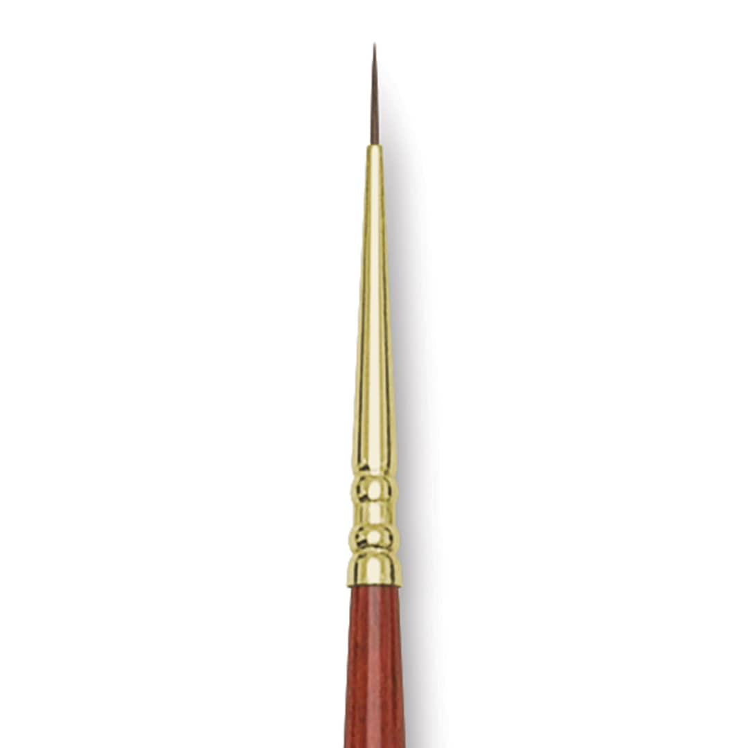 Open in modal - Blick Master Kolinsky Sable Brush - Round, Long Handle, Size 3/0 close up