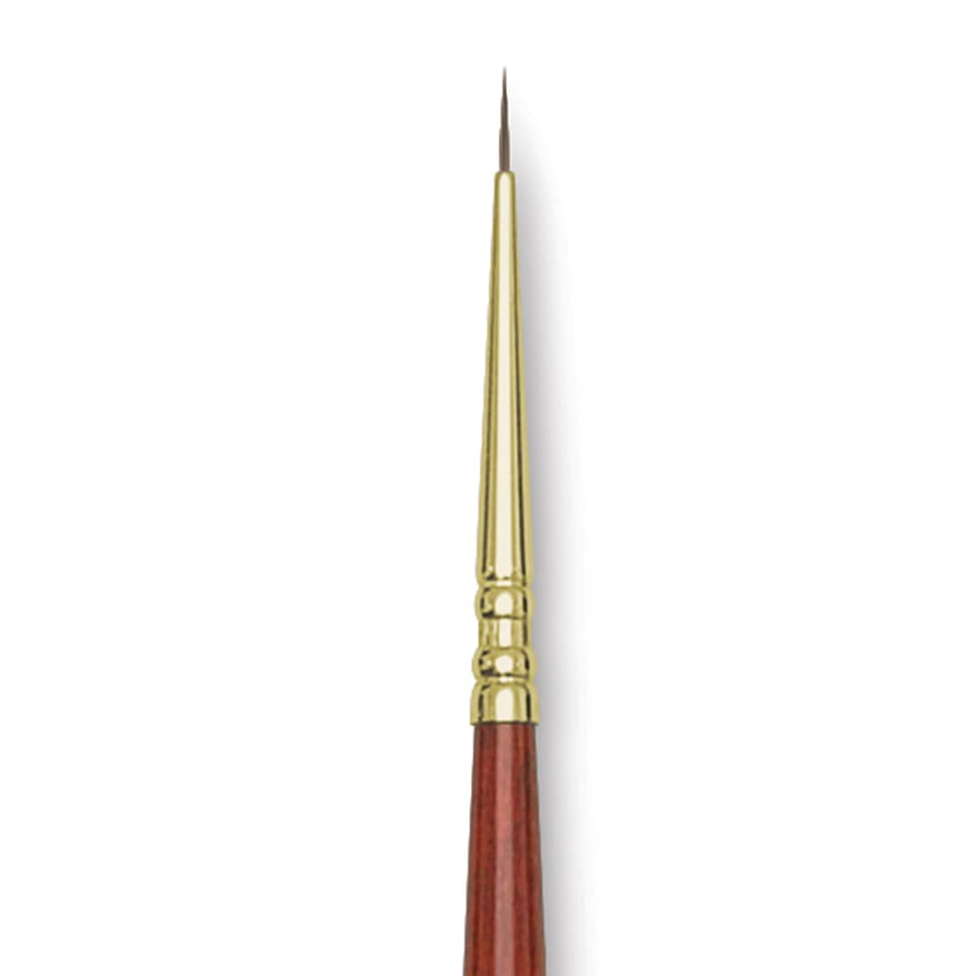 Open in modal - Blick Master Kolinsky Sable Brush - Round, Long Handle, Size 4/0 close up