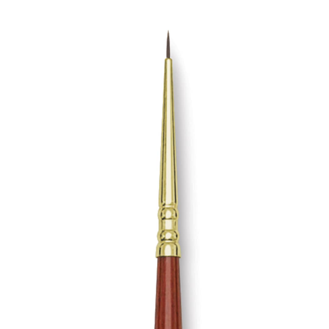 Open in modal - Blick Master Kolinsky Sable Brush - Round, Long Handle, Size 5/0 close up