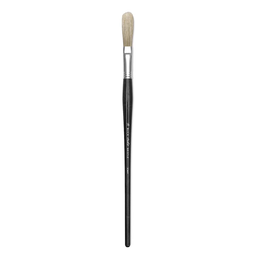 Open in modal - Blick Studio Bristle Brush - Egbert, Long Handle, Size 16