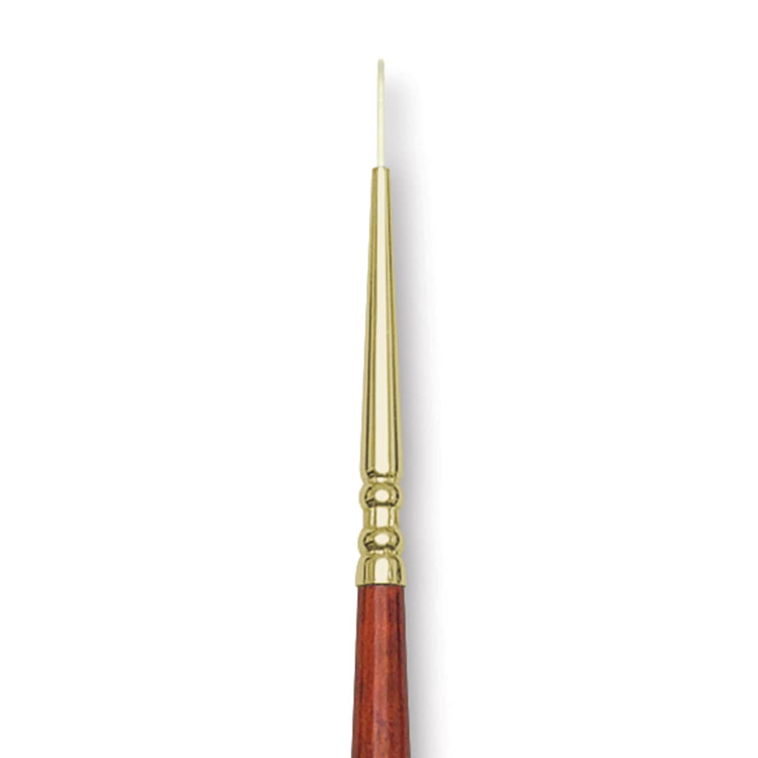Open in modal - Blick Master Bristle Brush - Round, Long Handle, Size 3/0 close up
