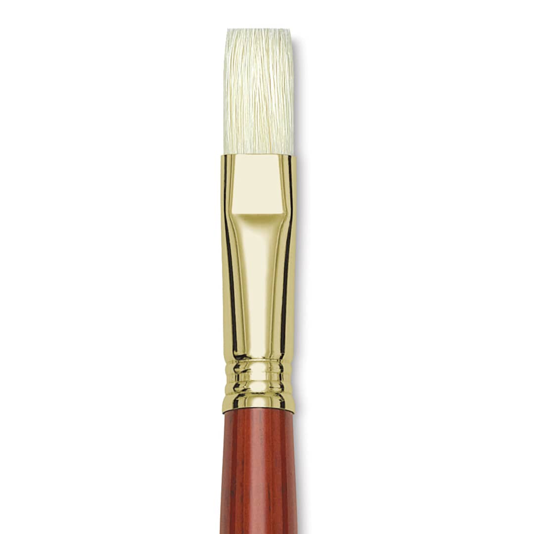 Open in modal - Blick Master Bristle Brush - Flat, Long Handle, Size 16