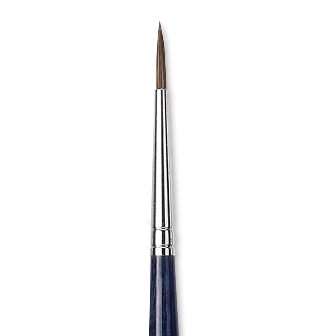 Open in modal - Da Vinci Cosmotop Sable Mix B Brush - Round, Short Handle, Size 2 close up