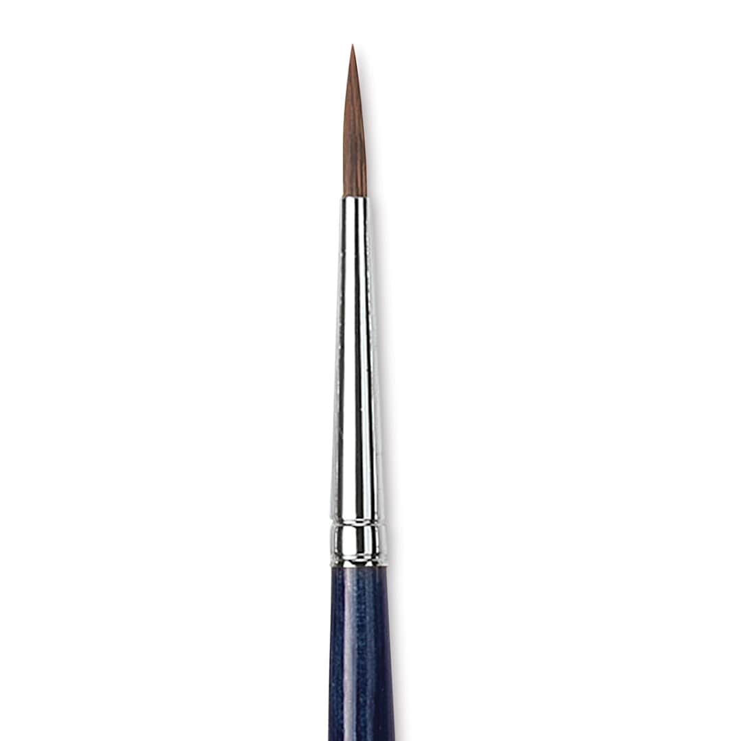 Open in modal - Da Vinci Cosmotop Sable Mix B Brush - Round, Short Handle, Size 3 close up