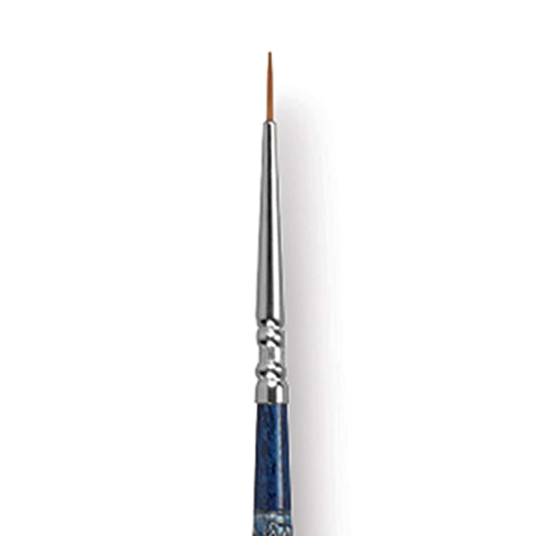 Open in modal - Escoda Optimo Kolinsky Sable Brush - Pointed Round, Long Handle, 2/0 close up