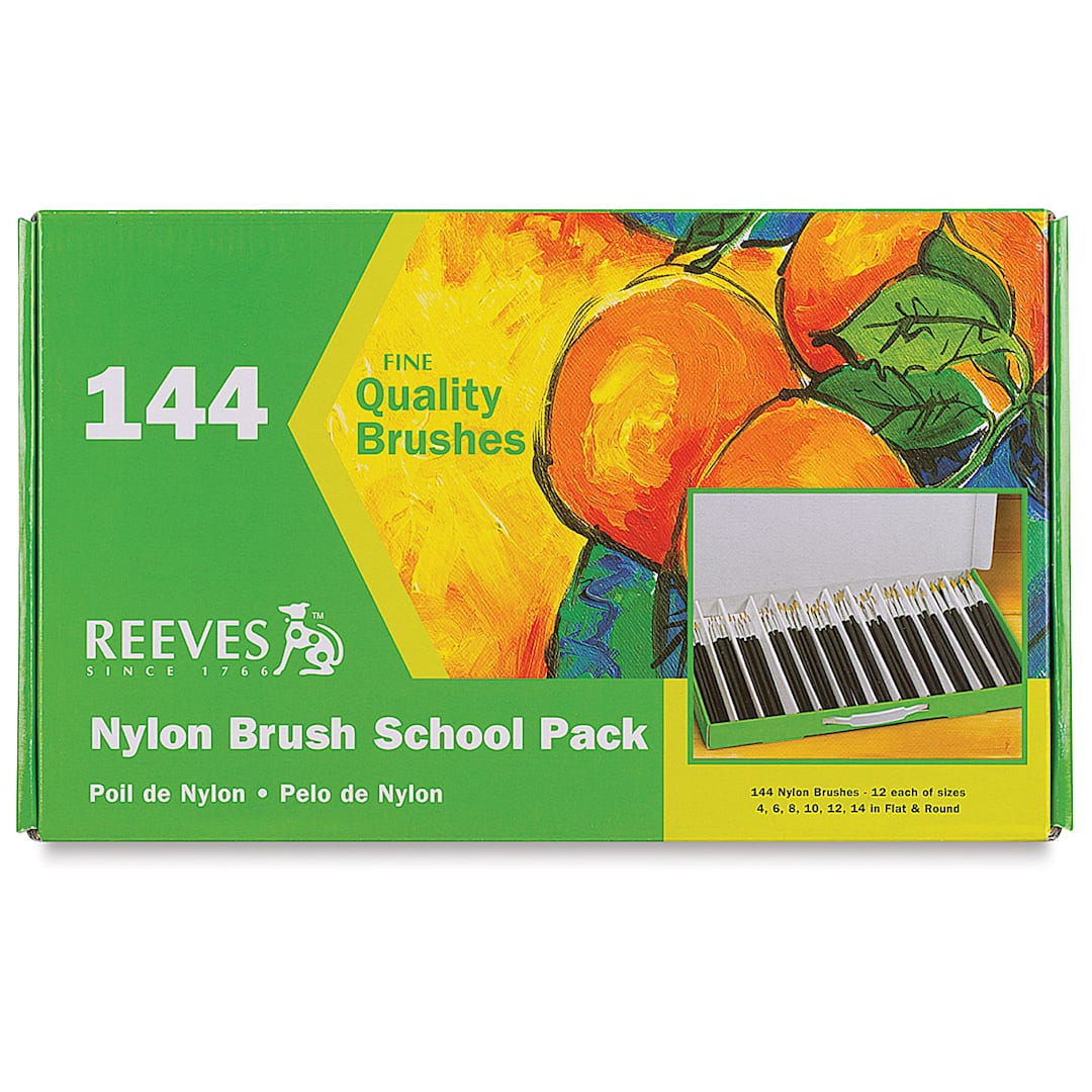 Open in modal - Nylon School Brushes, Pkg of 144