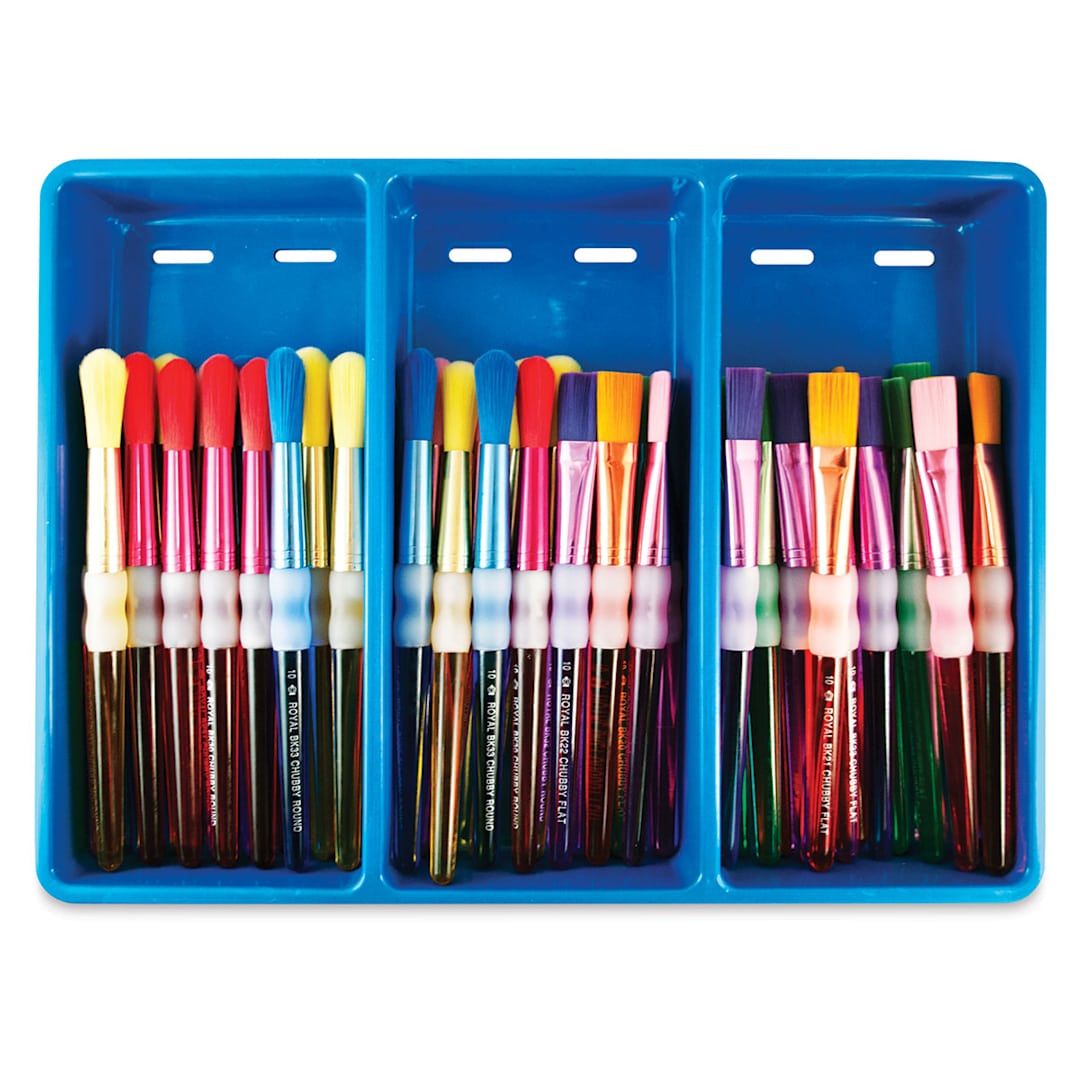 Open in modal - Royal & Langnickel Big Kid’s Choice Chubby Synthetic Brush Class Pack