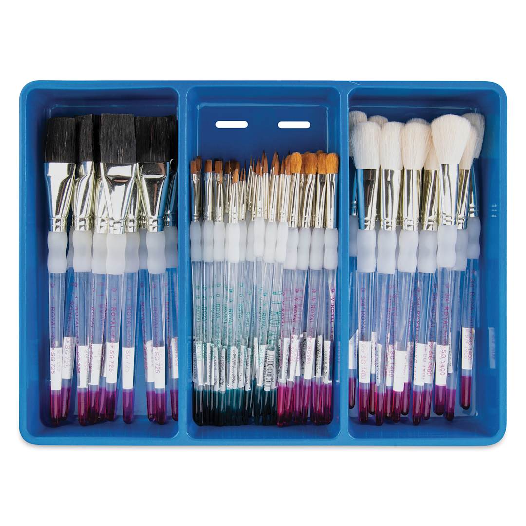 Open in modal - Soft Grip Classroom Caddie - Set of 72, Natural Hair