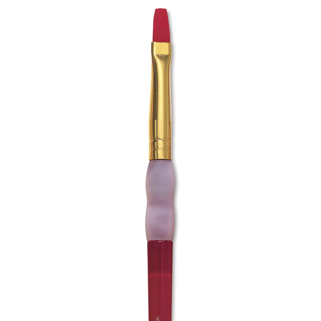 Open in modal - Royal & Langnickel Big Kids' Choice Lil' Grippers Brush - Series BK63 Shader, Size 6, Short Handle