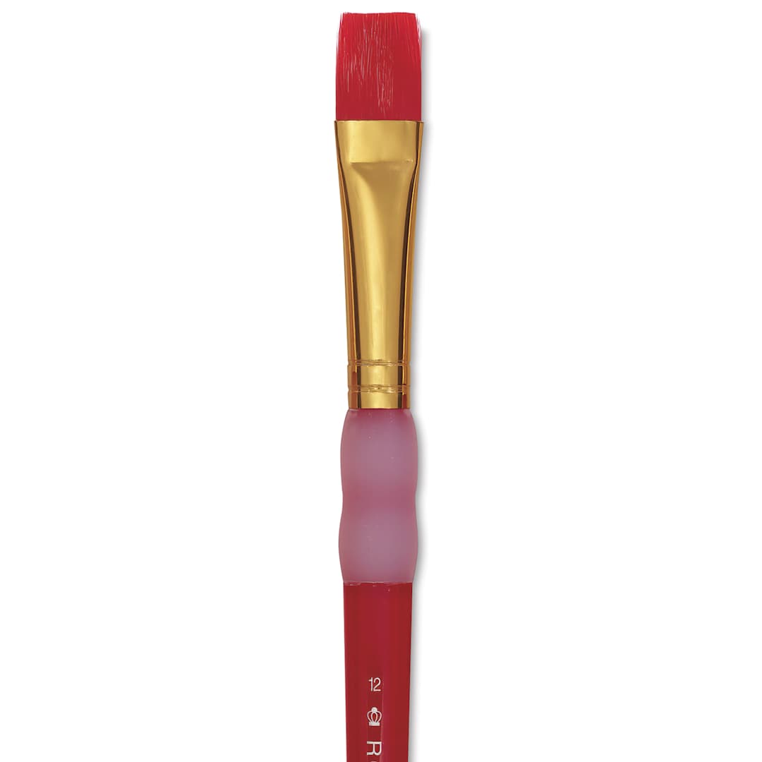 Open in modal - Royal & Langnickel Big Kids' Choice Lil' Grippers Brush - Series BK63 Shader, Size 12, Short Handle