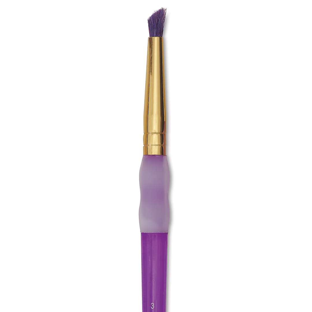 Open in modal - Royal & Langnickel Big Kids' Choice Lil' Grippers Brush - Series BK69 Pouncer, Size 3, Short Handle