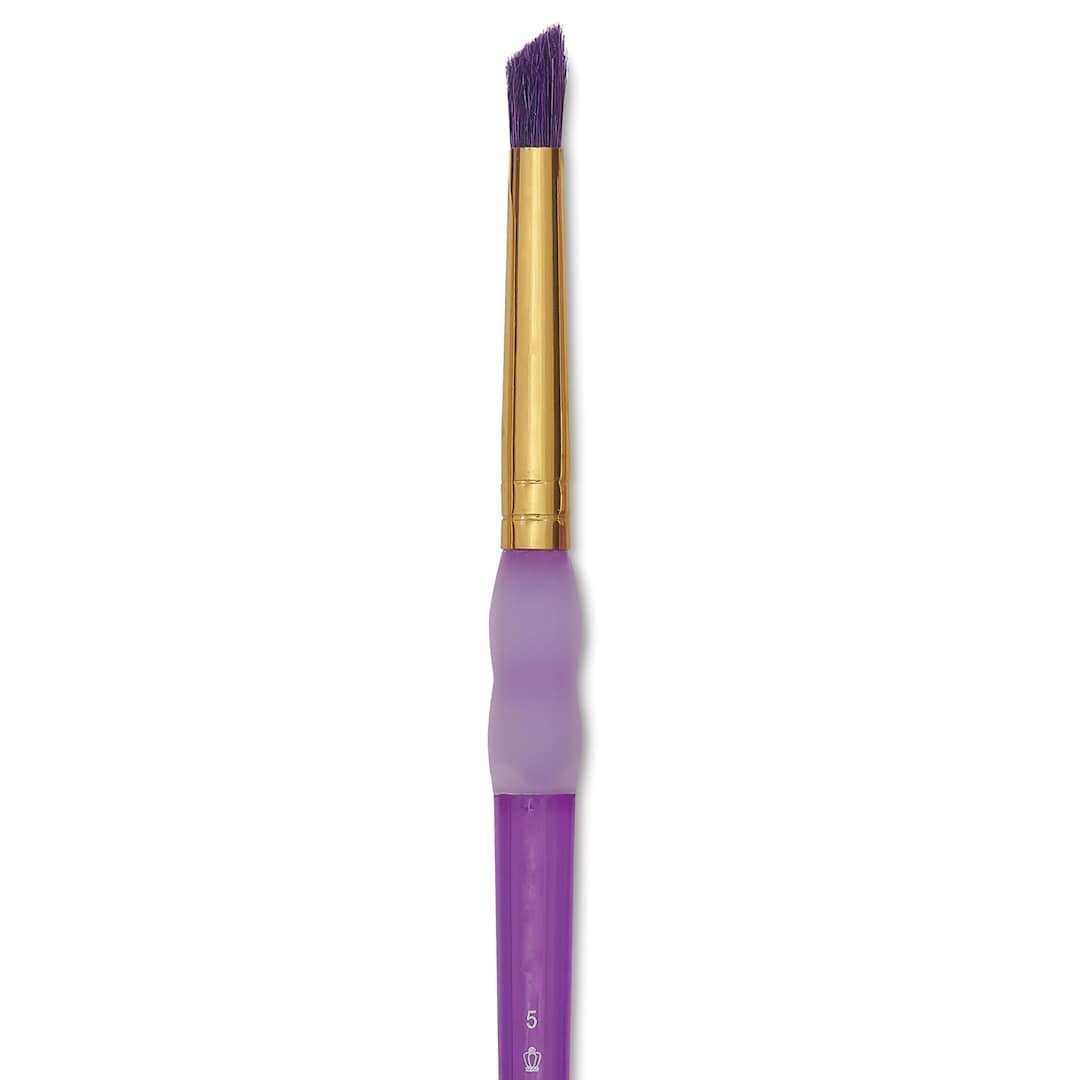 Open in modal - Royal & Langnickel Big Kids' Choice Lil' Grippers Brush - Series BK69 Pouncer, Size 5, Short Handle