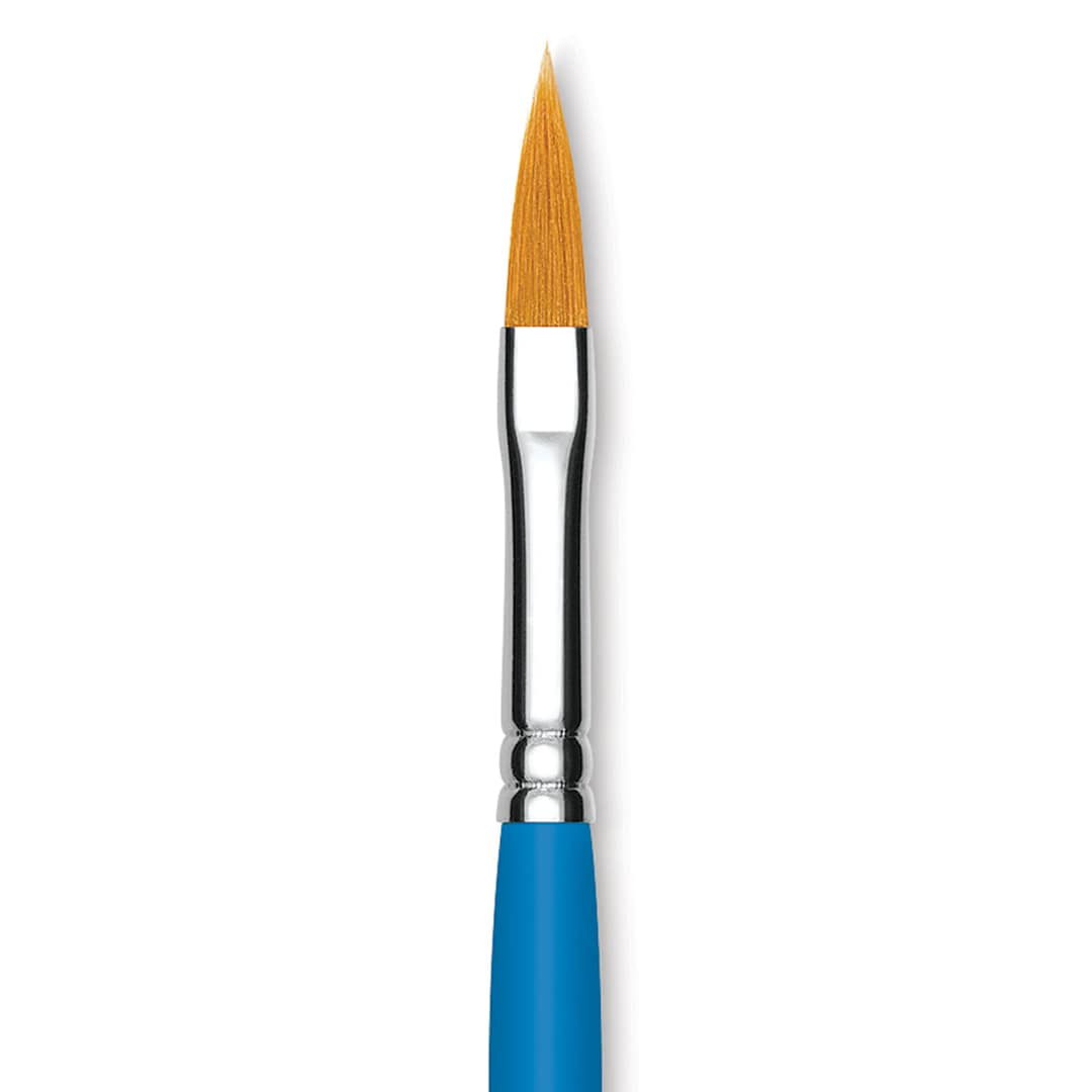 Open in modal - Princeton Select Synthetic Brush - Pointed Filbert, Short Handle, Size 4 close up