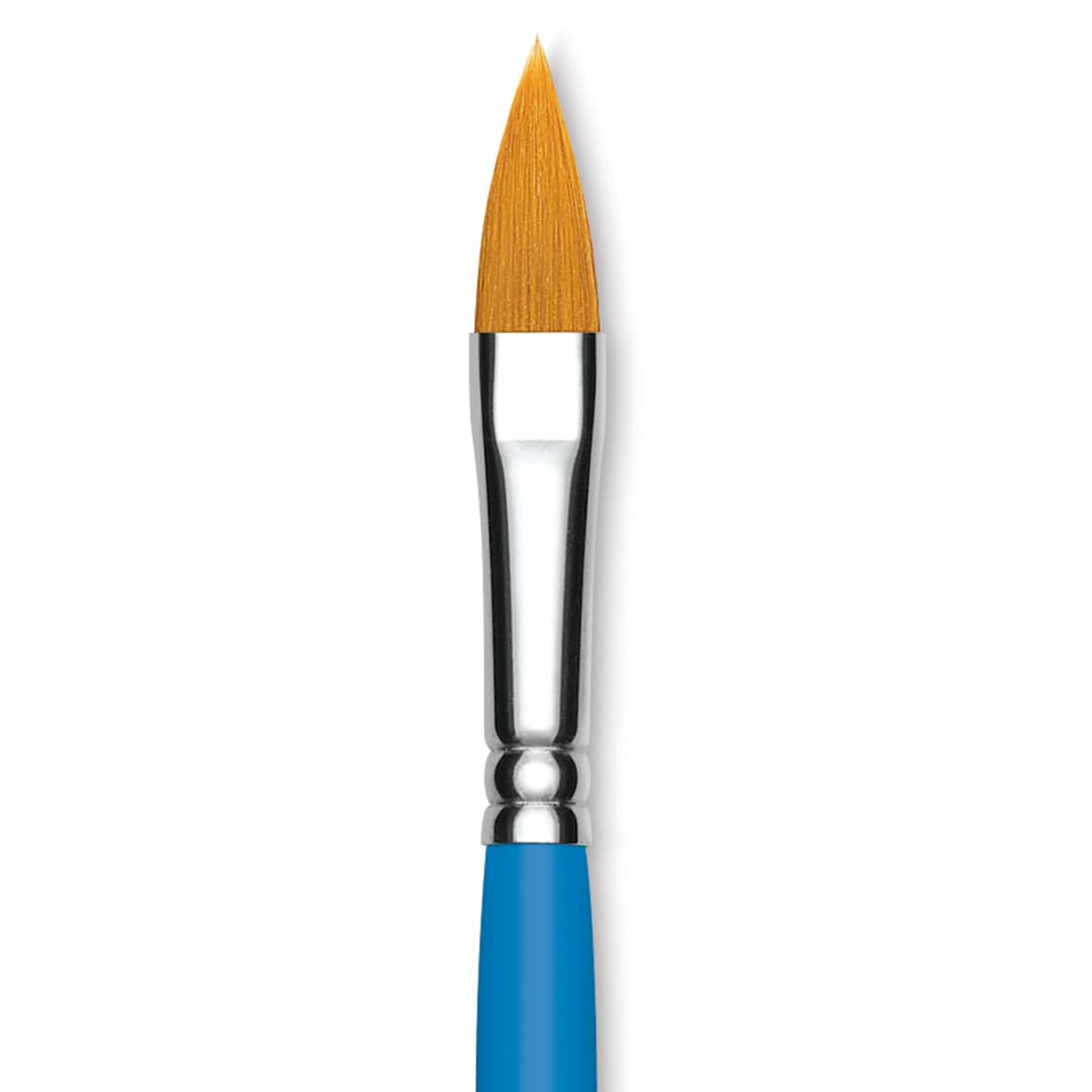 Open in modal - Princeton Select Synthetic Brush - Pointed Filbert, Short Handle, Size 6 close up