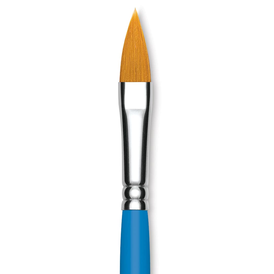 Open in modal - Princeton Select Synthetic Brush - Pointed Filbert, Short Handle, Size 8 close up