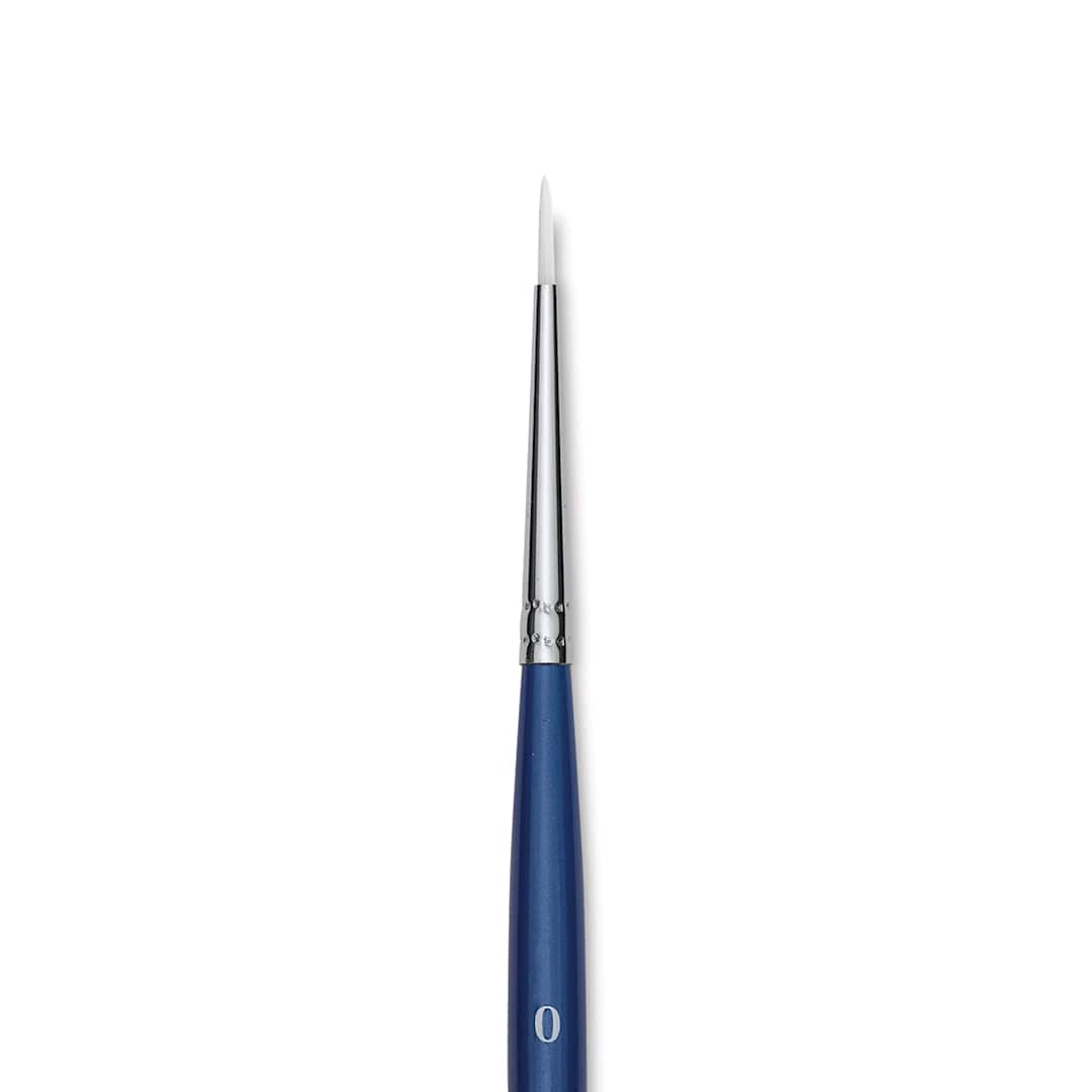 Open in modal - Princeton Summit Series 6850 Round Brush - Size 0, Short Handle, Synthetic close up