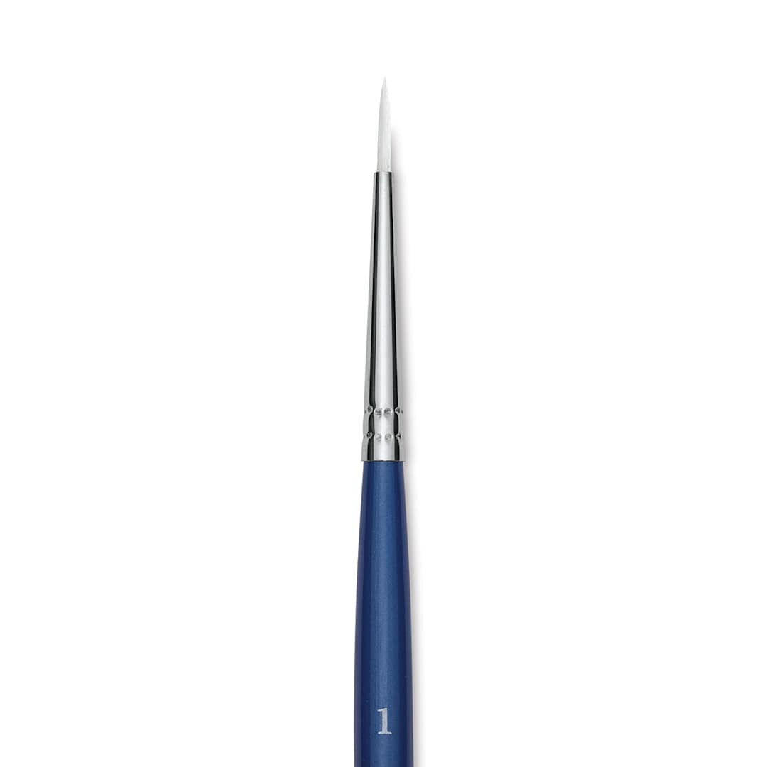 Open in modal - Princeton Summit Series 6850 Round Brush - Size 1, Short Handle, Synthetic close up