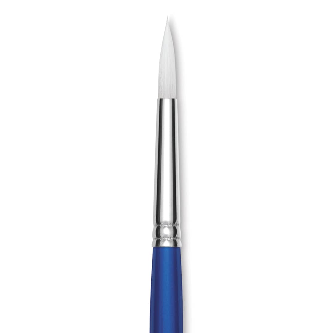 Open in modal - Princeton Summit Series 6850 Round Brush - Size 8, Short Handle, Synthetic close up