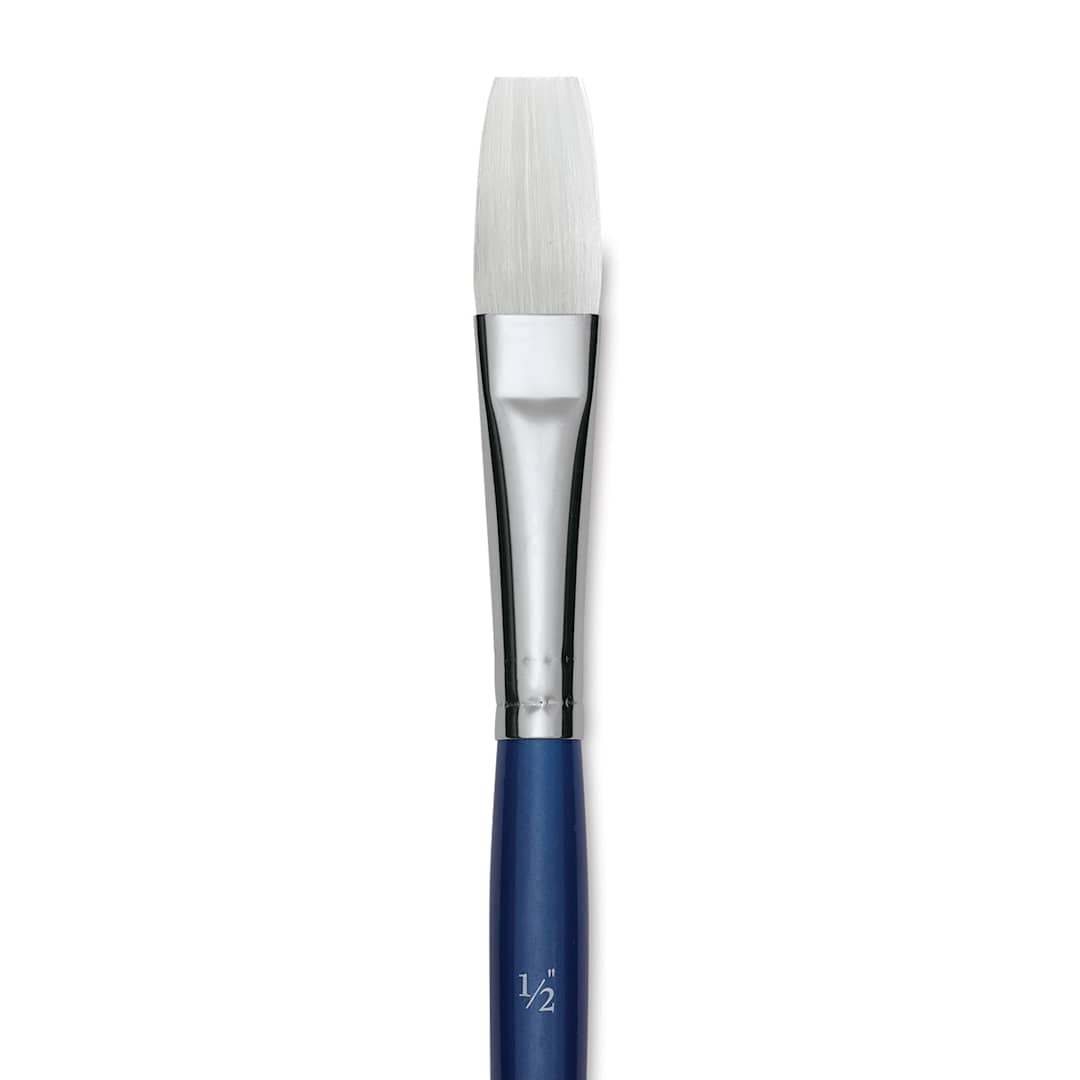 Open in modal - Princeton Summit Series 6850 Stroke Brush - Size 1/2", Short Handle, Synthetic close up