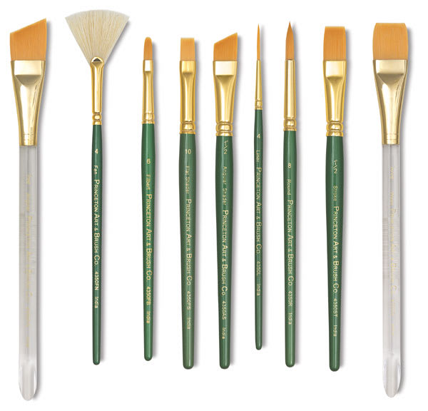 Open in modal - Princeton Lauren Series 4350 Golden Synthetic Brushes 