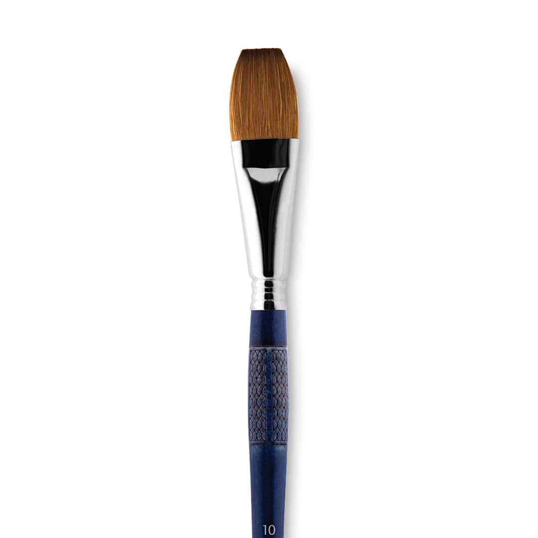 Open in modal - Escoda Optimo Kolinsky Sable Brush - Bright, Short Handle, Size 3/4