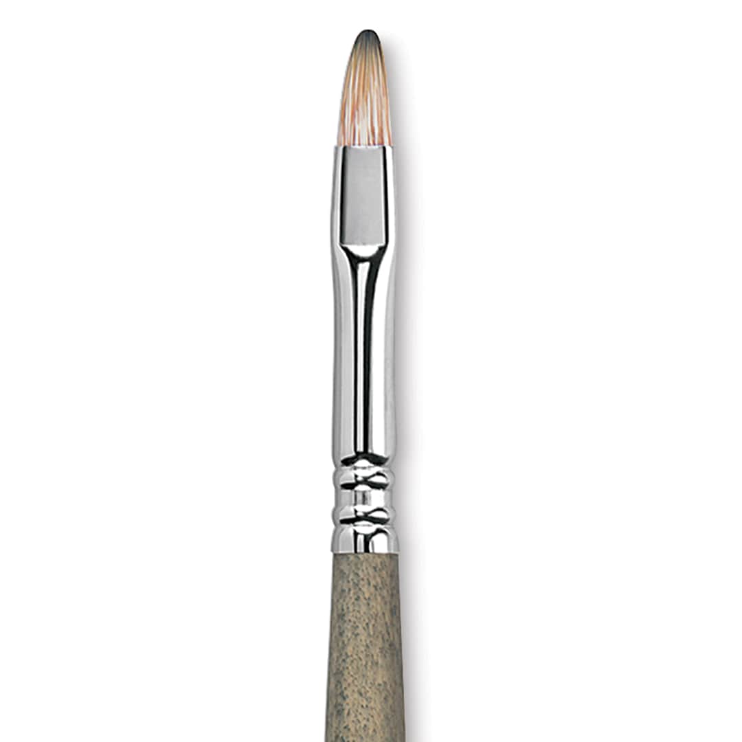 Open in modal - Escoda Tadami Synthetic Mongoose Brush - Bright, Short Handle, Size 8