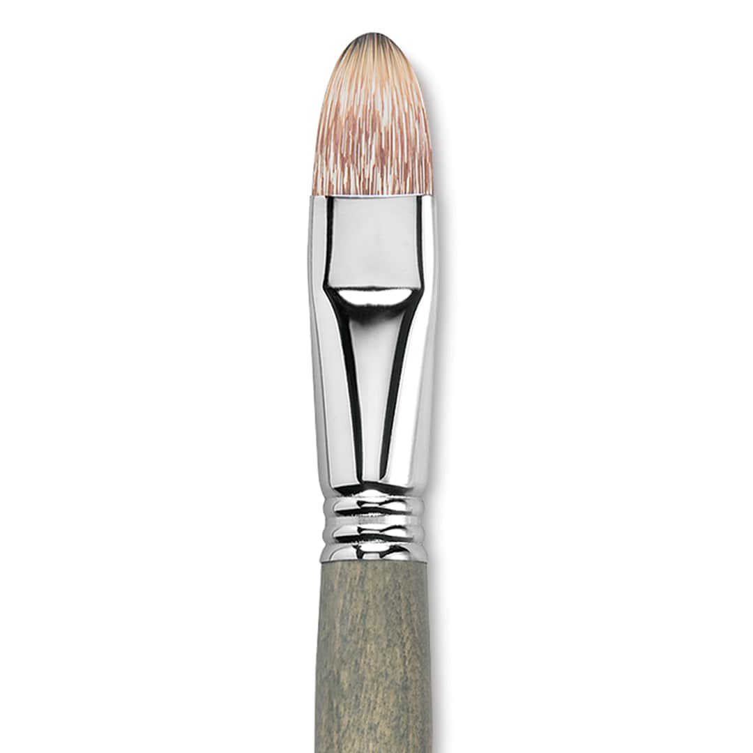 Open in modal - Escoda Tadami Synthetic Mongoose Brush - Bright, Short Handle, Size 18