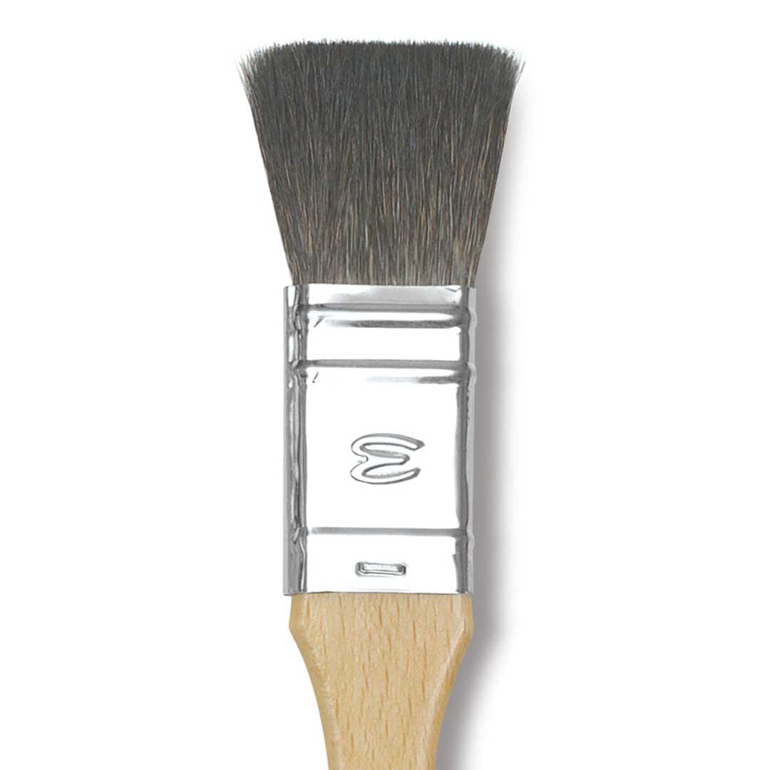 Open in modal - Escoda Aquario Squirrel Brush - Mottler, Size 12