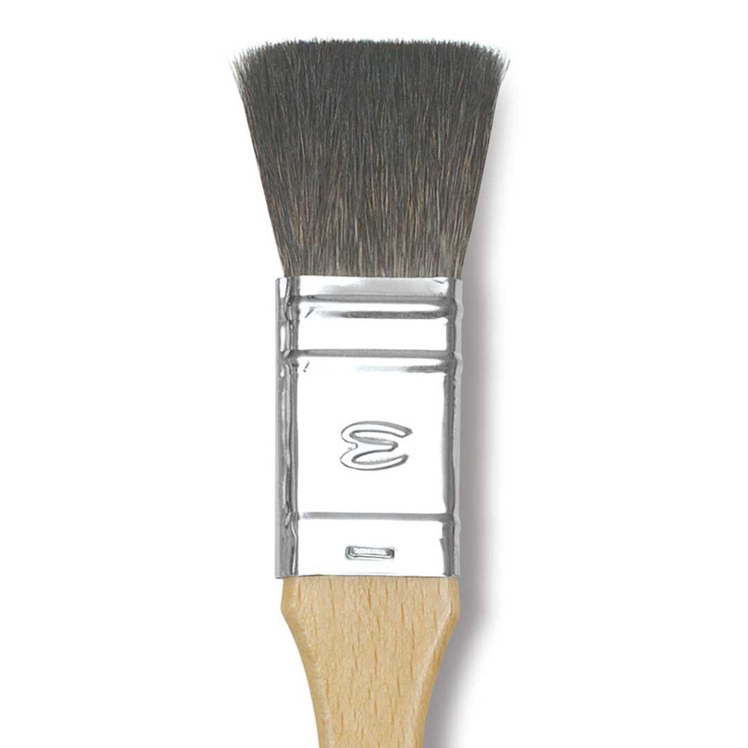 Open in modal - Escoda Aquario Squirrel Brush - Mottler, Size 27