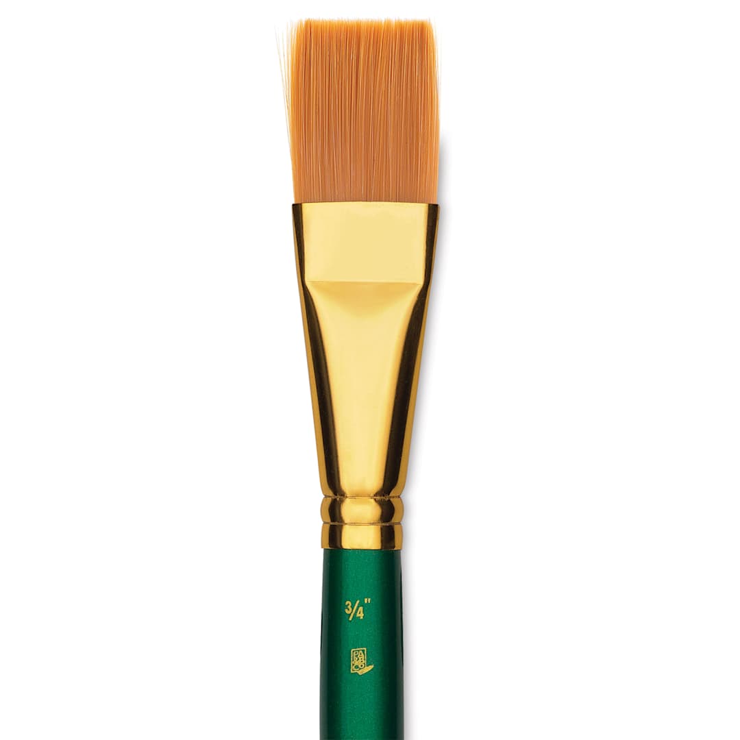 Open in modal - Princeton Good Synthetic Golden Taklon Brush - Stroke, Short Handle, Size 3/4"