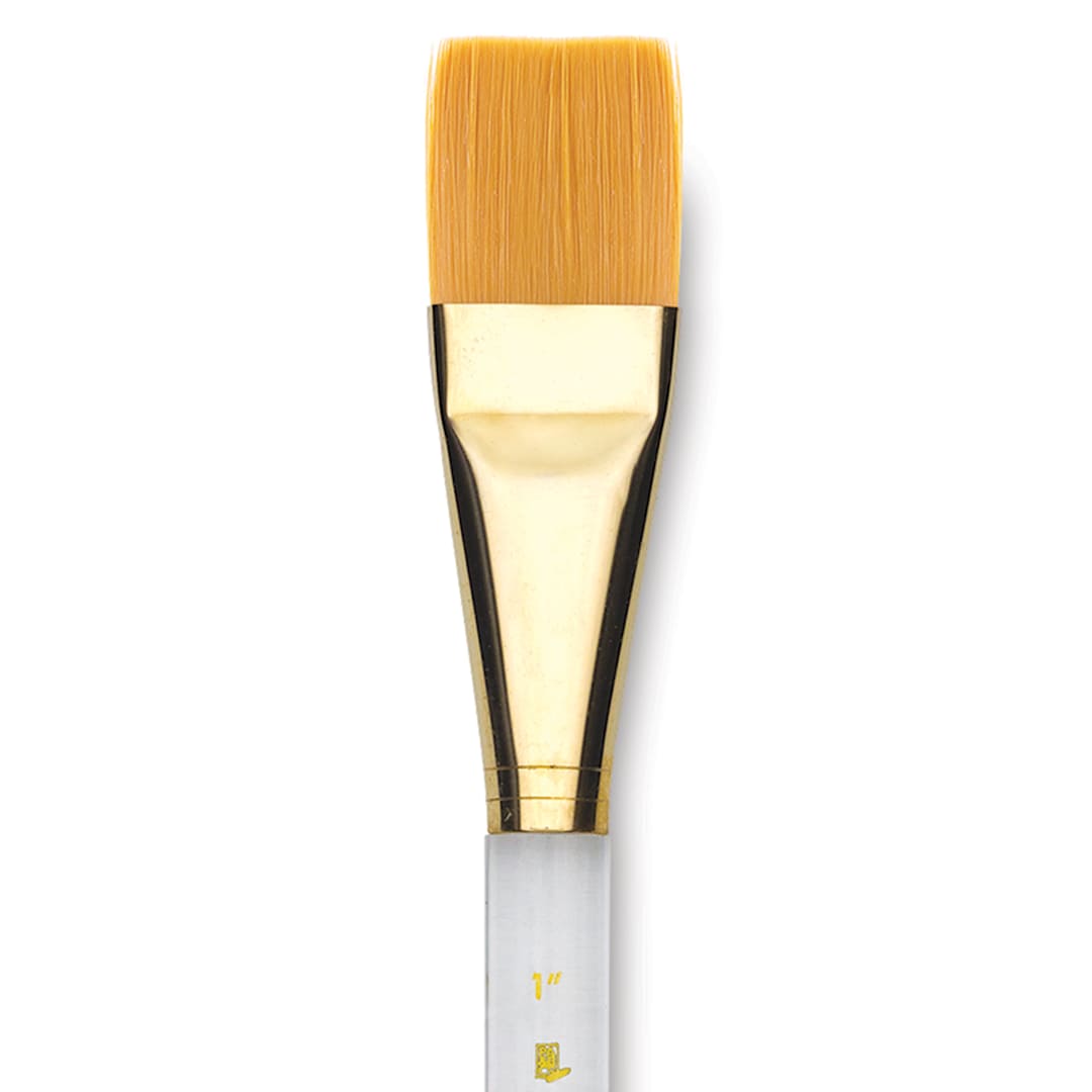 Open in modal - Princeton Good Synthetic Golden Taklon Brush - Wash, Short Handle, Size 1"