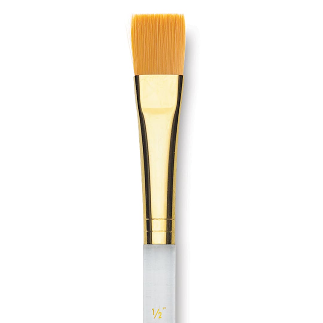 Open in modal - Princeton Good Synthetic Golden Taklon Brush - Wash, Short Handle, Size 1/2"
