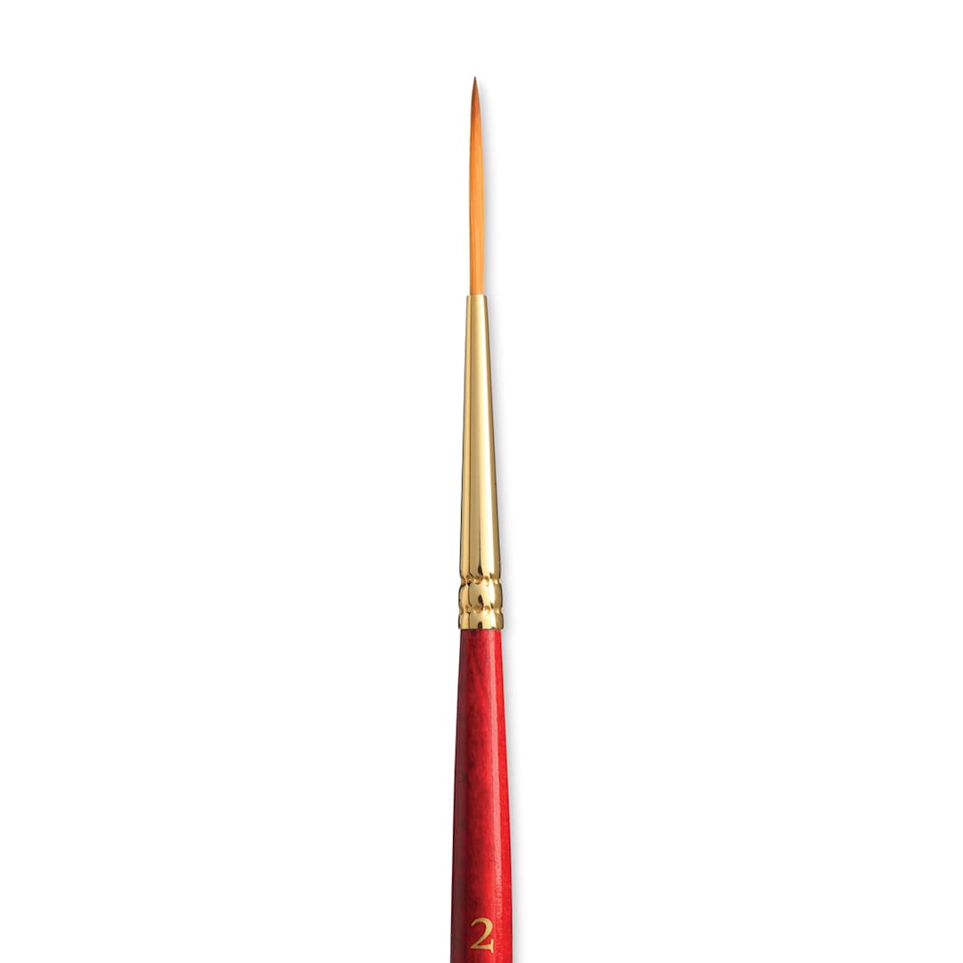 Open in modal - Princeton Heritage Sable Brush - Liner, Short Handle, Size 2 close up