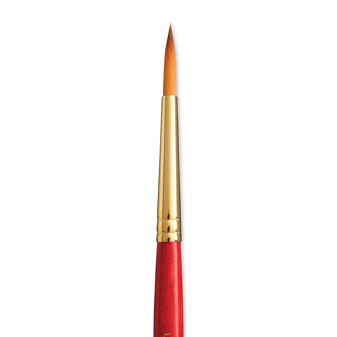 Open in modal - Princeton Heritage Sable Brush - Round, Short Handle, Size 5 close up