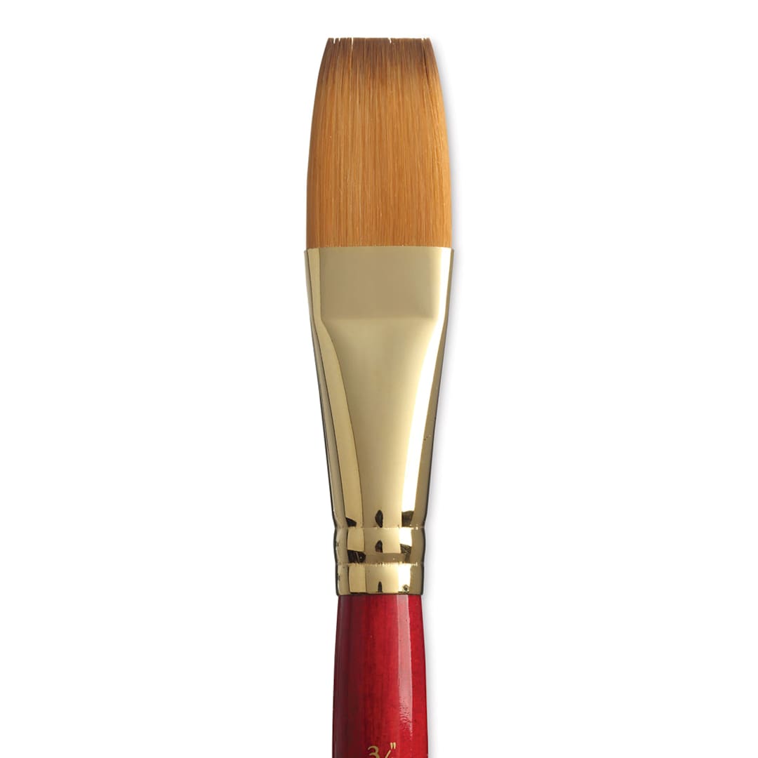 Open in modal - Princeton Heritage Sable Brush - One-Stroke, Short Handle, Size 3/4" close up