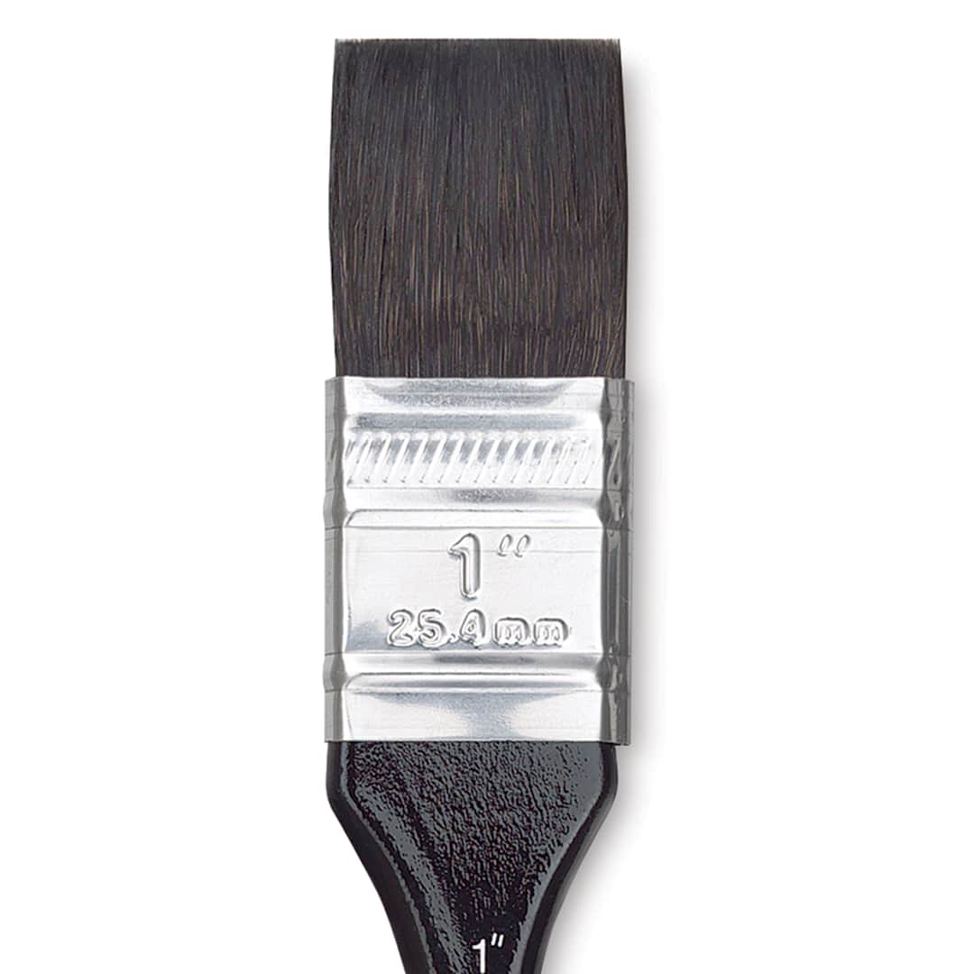 Open in modal - Silver Brush Black Velvet Brush - Wash, Size 1" close up